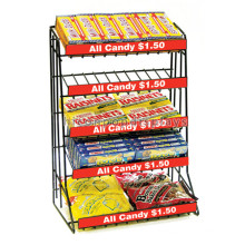 Retail Store Wholesale Counter Top 5-Tier Concession Stand Metal Chocolate Candy Display Stand